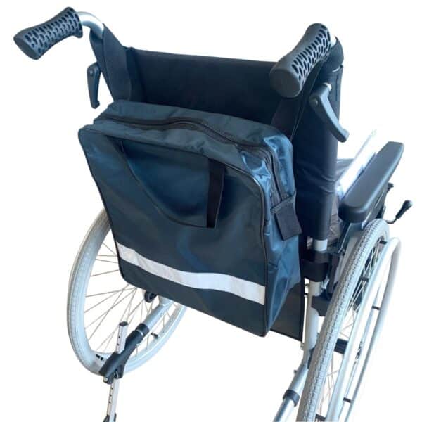 Taske til kørestol med lynlås